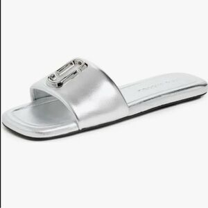 NWT- Marc Jacobs Silver Sandals